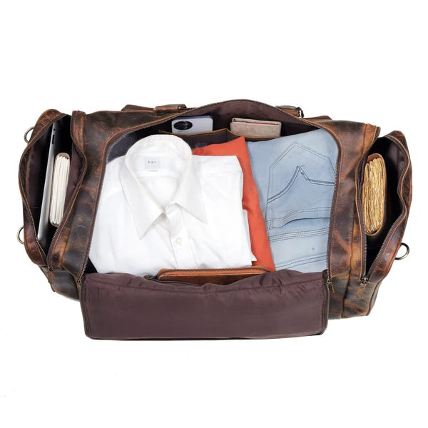 Farm Premium Buffalo Leather Duffle