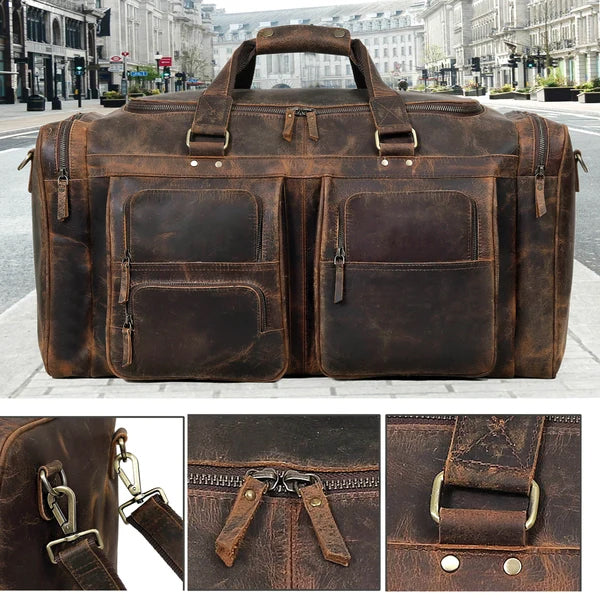 Farm Premium Buffalo Leather Duffle