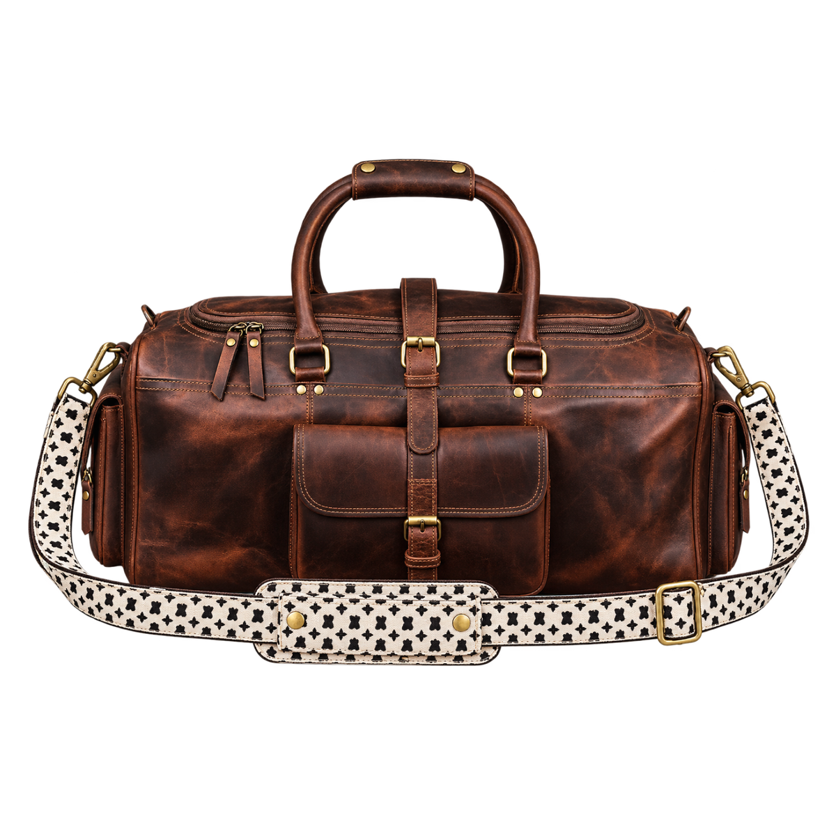 Roosevelt Buffalo Leather Duffle Bag