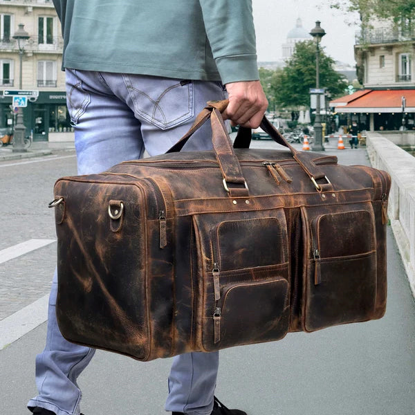 Farm Premium Buffalo Leather Duffle