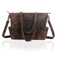 Portland Buffalo Leather Almost Perfect Tote Bag - Vintage Brown