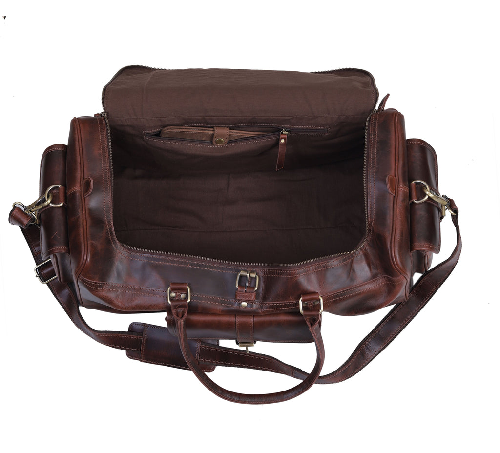 Roosevelt Buffalo Leather Duffle Bag